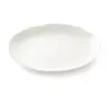 Tablecraft Frostone Collection Round Serving Tray White 21.75"x21.75"x2.125" - Melamine