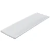 Tablecraft Frostone Collection Rectangular Serving Tray White 20"x6.25"x1" - Melamine