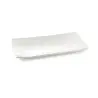 Tablecraft Frostone Collection Rectangular Serving Tray White 19.5"x10.375"x1.25" - Melamine