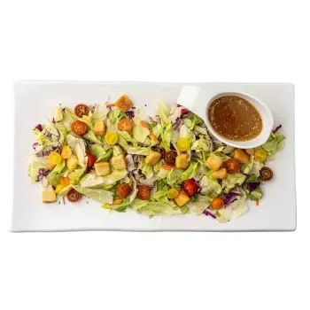 Tablecraft Frostone Collection Rectangular Serving Tray White 19.5"x10.375"x1.25" - Melamine