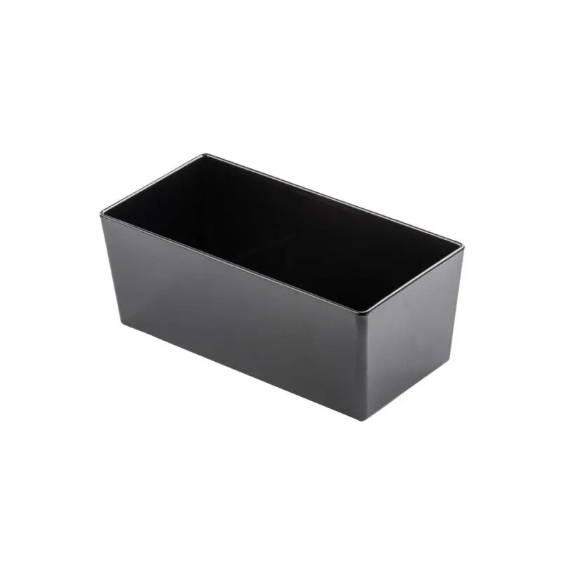 Tablecraft Simple Solutions Third Size Deep Straight-Sided Bowl 5.75 Qts Black 12.75"x6.375"x5" - Melamine