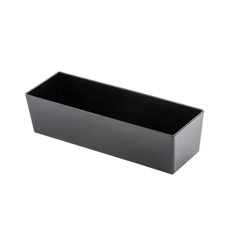 Tablecraft Simple Solutions Half Long Deep Straight-Sided Bowl 8.75 Qts Black 19"x6.375"x5" - Melamine