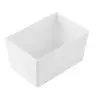 Tablecraft Simple Solutions Quarter Size Deep Straight-Sided Bowl 4.25 Qts White 9.5"x6.375"x5" - Melamine