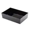 Tablecraft Simple Solutions Quarter Size Straight-Sided Bowl 2.25 Qts Black 9.5"x6.375"x3" - Melamine