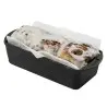 Tablecraft Rectangular Loaf Pan 64 Oz. Black 12.125"x5.25"x2.875" - Cast Iron