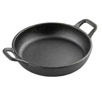 Tablecraft Cast Iron Cookware Round Mini Server 12 Oz. 7.75"x5.9375"x1.75" - Cast Iron