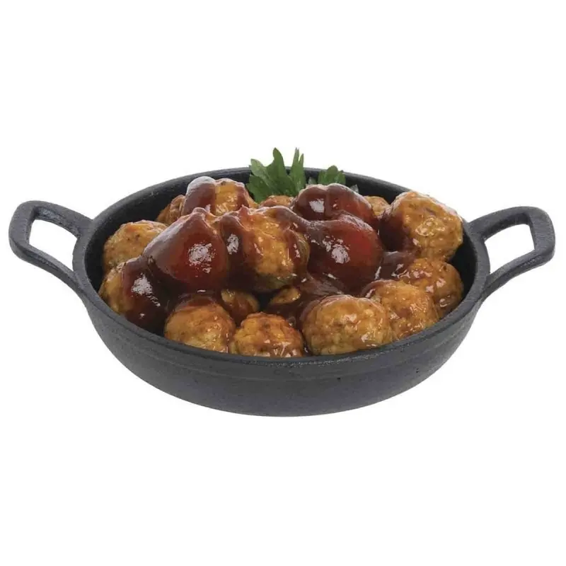 Tablecraft Cast Iron Cookware Round Mini Server 12 Oz. 7.75"x5.9375"x1.75" - Cast Iron