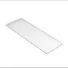 Tablecraft Rectangular Platter 19.5"x6.875"x1" White Nylon Coated Cast Aluminum