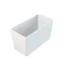 Tablecraft Contemporary Collection Straight-Sided Bowl 3.5 Qts 10"x5"x6" White Nylon Coated Cast Aluminum