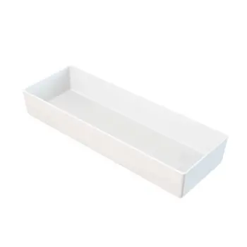 Tablecraft Contemporary Collection Straight-Sided Bowl 5.5 Qts 19.625"x6.875"x3.125" White Nylon Coated Cast Aluminum