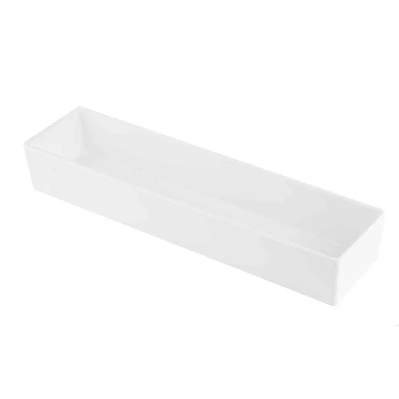 Tablecraft Contemporary Collection Straight-Sided Bowl 3.5 Qts 4.75"x19"x3" White Nylon Coated Cast Aluminum