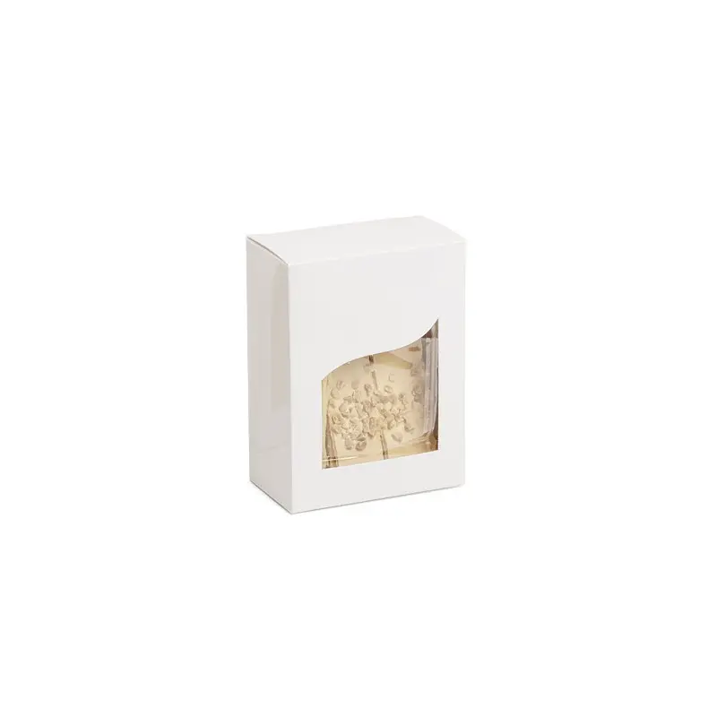 White Classic Chocolate Confectionery Window Boxes 90 x 50 x 120 mm - Pack of 100 pcs White Classic Chocolate Confectionery Window Boxes 90 x 50 x 120 mm - Pack of 100 pcs
