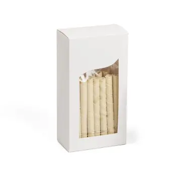 White Classic Chocolate Confectionery Window Boxes 90 x 50 x 170 mm - Pack of 100 pcs