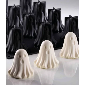 Professional Single Portion Silicone Mold - Casper by Fabrizio Fiorani - ø 70 mm x 70 h mm - 12 cavity - 110 ml