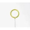 Designer Sole Small, Yellow Flower - 60 x 60 x 260 mm - Set of 6