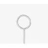 Designer Sole Small, Transparent Flower - 60 x 60 x 260 mm - Set of 6