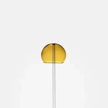 Designer Mughetto, Yellow Flower - 110 x 110 x 610 mm - Set of 6