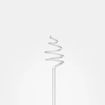 Designer Ricciolo, White Flower - 110 x 110 x 610 mm - Set of 6