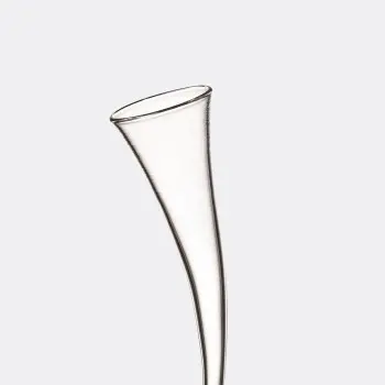 Designer Calla Down, Transparent Flower - 110 x 110 x 610 mm - Set of 6