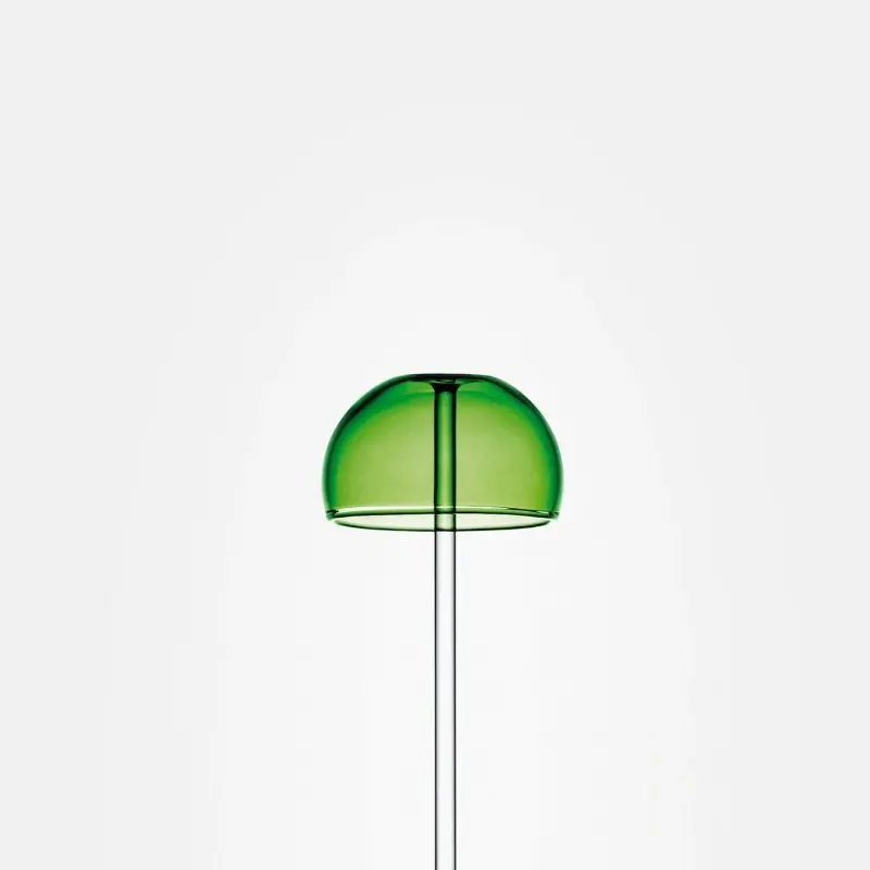 Designer Mughetto, Green Flower - 110 x 110 x 610 mm - Set of 6