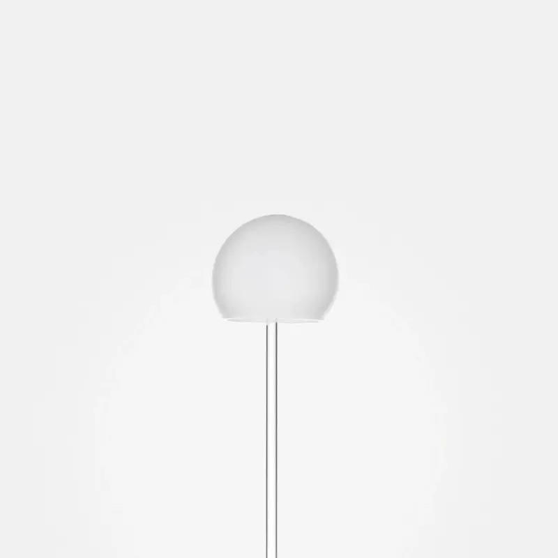 Designer Mughetto, White Flower - 110 x 110 x 610 mm - Set of 6