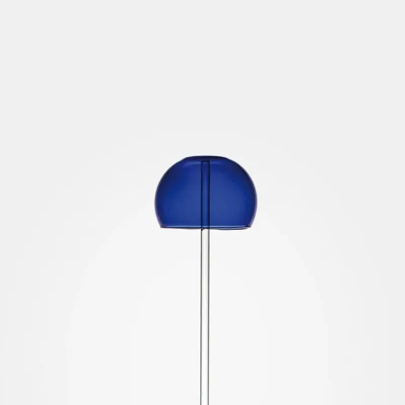 Designer Mughetto, Blue Flower - 110 x 110 x 610 mm - Set of 6