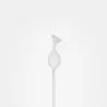 Designer Campanella, White Flower - 110 x 110 x 610 mm - Set of 6