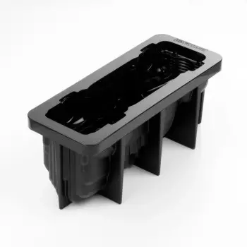 Pavoni Entremet Noel Christmas Log Cake Mold - 250mm x 87mm x h 111mm - 1340ml