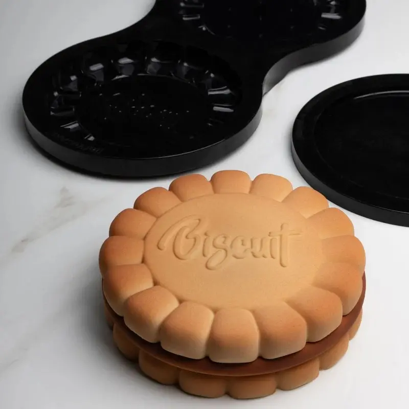 Pavoni Professional Biscuit Entremet Silicone Mold By Emmanuele Forcone - Ø mm x 160 mm x h 52 mm - 920 ml Pavoni Professional Biscuit Entremet Silicone Mold By Emmanuele Forcone - Ø mm x 160 mm x h 52 mm - 920 ml