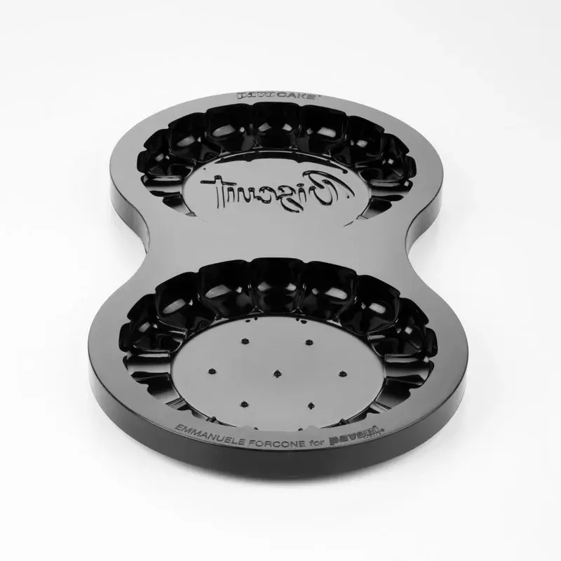 Pavoni Professional Biscuit Entremet Silicone Mold By Emmanuele Forcone - Ø mm x 160 mm x h 52 mm - 920 ml Pavoni Professional Biscuit Entremet Silicone Mold By Emmanuele Forcone - Ø mm x 160 mm x h 52 mm - 920 ml