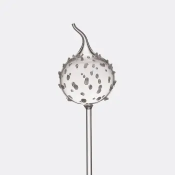 Designer Soffio, Transparent Flower - 110 x 110 x 610 mm - Set of 6