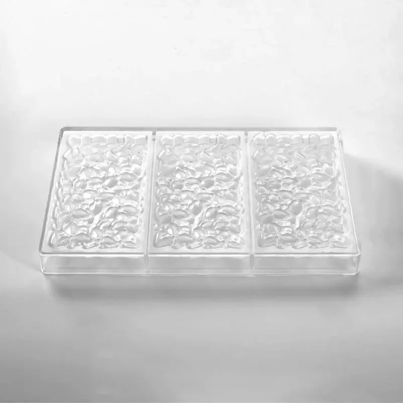 Pavoni Italia Professional Polycarbonate Bouquet Chocolate Tablet Mold - 154 mm x 77 mm h x 11 mm - 100 gr - 3 cavity Pavoni Italia Professional Polycarbonate Bouquet Chocolate Tablet Mold - 154 mm x 77 mm h x 11 mm - 100 gr - 3 cavity