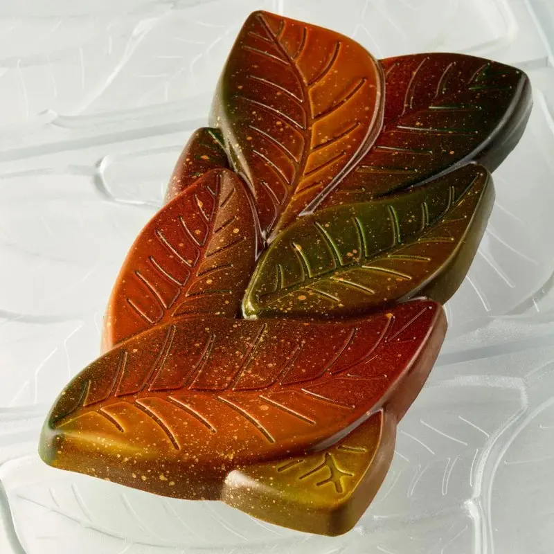 Pavoni Italia Professional Polycarbonate Garden Chocolate Tablet Mold - 154 mm x 77 mm h x 11 mm - 100 gr - 3 cavity Pavoni Italia Professional Polycarbonate Garden Chocolate Tablet Mold - 154 mm x 77 mm h x 11 mm - 100 gr - 3 cavity