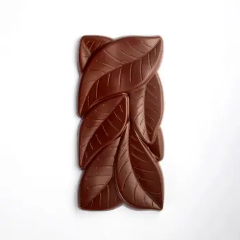 Pavoni Italia Professional Polycarbonate Garden Chocolate Tablet Mold - 154 mm x 77 mm h x 11 mm - 100 gr - 3 cavity