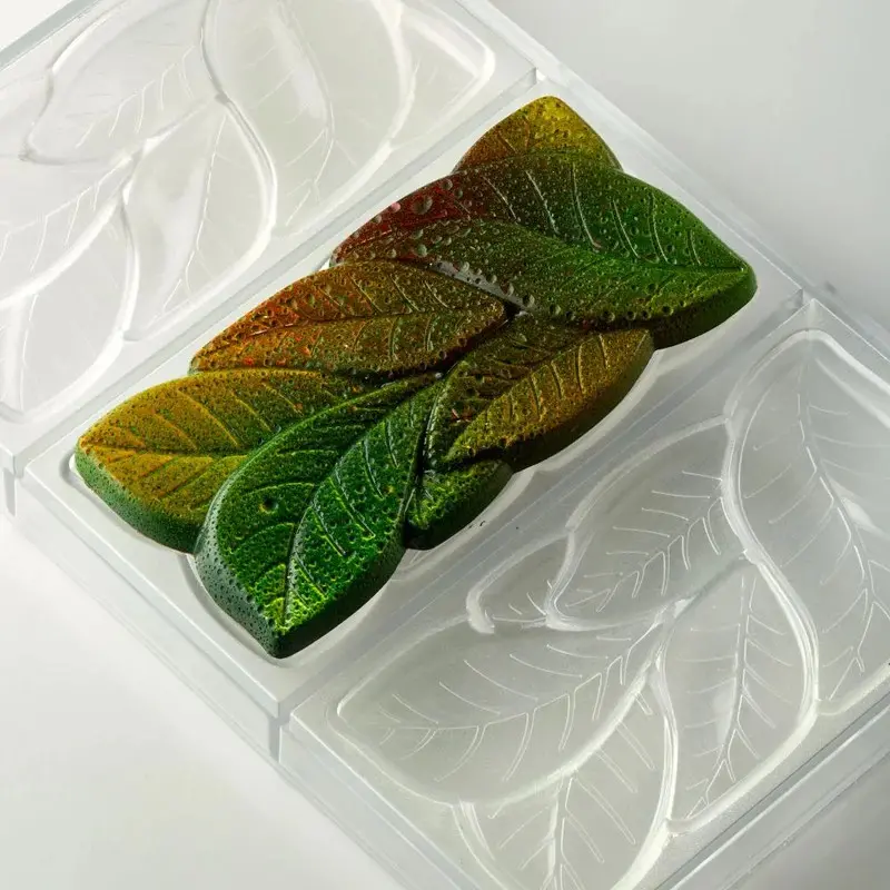 Pavoni Italia Professional Polycarbonate Garden Chocolate Tablet Mold - 154 mm x 77 mm h x 11 mm - 100 gr - 3 cavity Pavoni Italia Professional Polycarbonate Garden Chocolate Tablet Mold - 154 mm x 77 mm h x 11 mm - 100 gr - 3 cavity