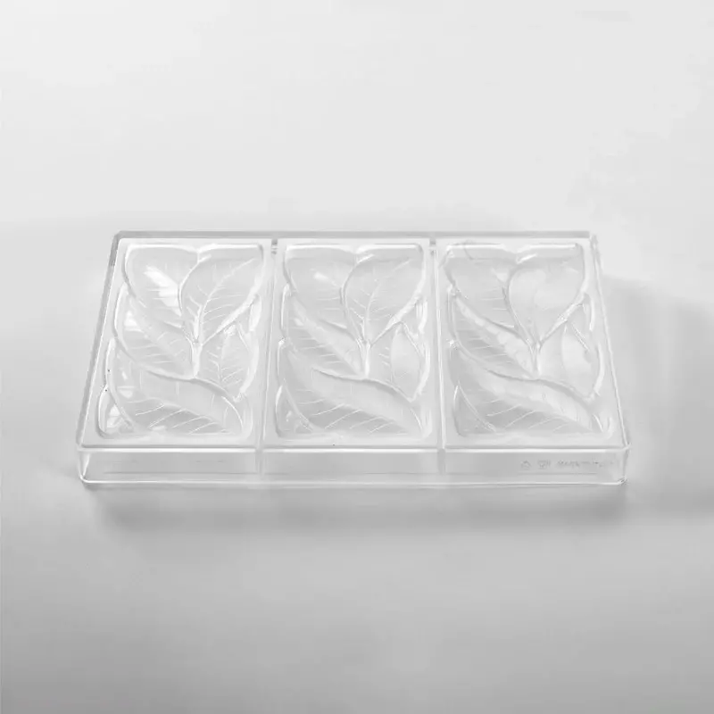 Pavoni Italia Professional Polycarbonate Garden Chocolate Tablet Mold - 154 mm x 77 mm h x 11 mm - 100 gr - 3 cavity Pavoni Italia Professional Polycarbonate Garden Chocolate Tablet Mold - 154 mm x 77 mm h x 11 mm - 100 gr - 3 cavity
