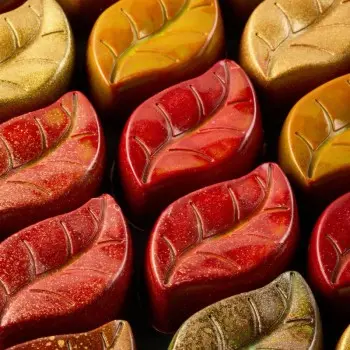Pavoni Italia Professional Polycarbonate Garden Chocolate Praline Mold - 40 mm x 26 mm h x 13 mm - 10 gr - 24 cavity