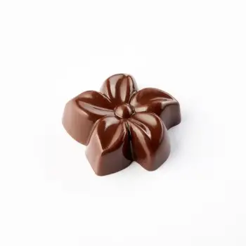 Pavoni Italia Professional Polycarbonate Flora Chocolate Praline Mold - Ø mm x 38 mm x h 12 mm - 10 gr - 24 cavity