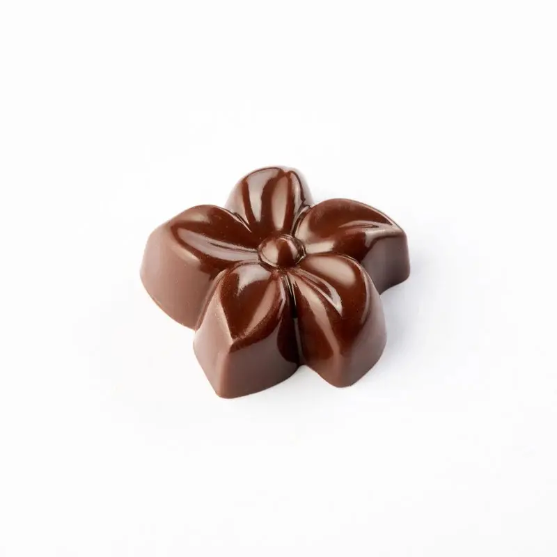 Pavoni Italia Professional Polycarbonate Flora Chocolate Praline Mold - Ø mm x 38 mm x h 12 mm - 10 gr - 24 cavity