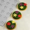 Pavoni Italia Floralia Decoration Silicone Mold by Paolo Griffa - Ø mm x 35 mm x h 2.5 mm - 24 cavity