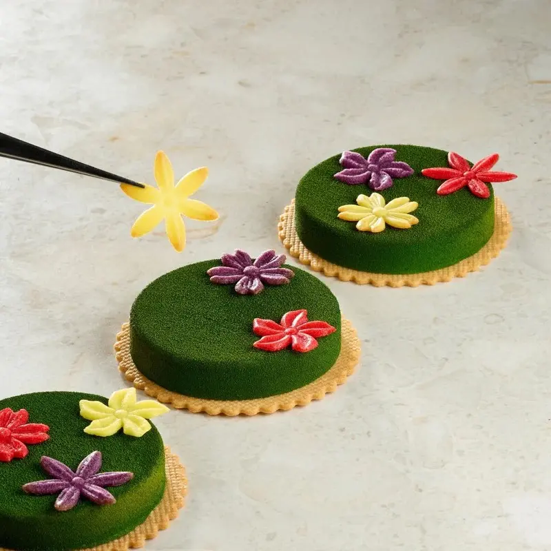 Pavoni Italia Floralia Decoration Silicone Mold by Paolo Griffa - Ø mm x 35 mm x h 2.5 mm - 24 cavity Pavoni Italia Floralia Decoration Silicone Mold by Paolo Griffa - Ø mm x 35 mm x h 2.5 mm - 24 cavity