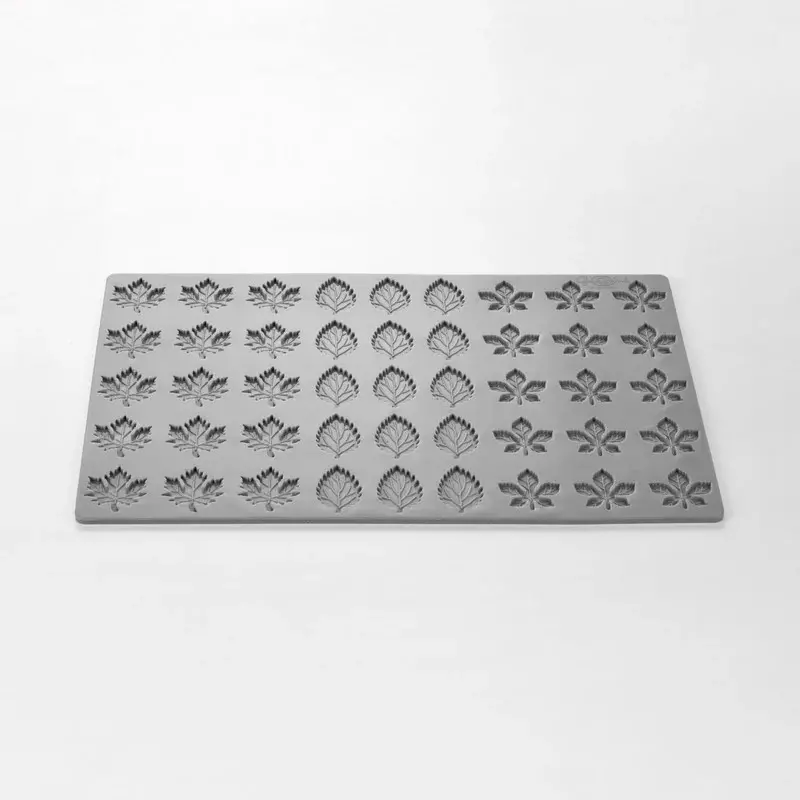 Pavoni Italia Foliage Decoration Silicone Mold by Paolo Griffa - Ø mm x 32 mm x h 2 mm - 45 cavity