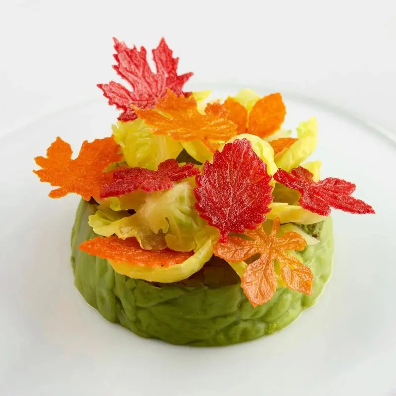 Pavoni Italia Foliage Decoration Silicone Mold by Paolo Griffa - Ø mm x 32 mm x h 2 mm - 45 cavity