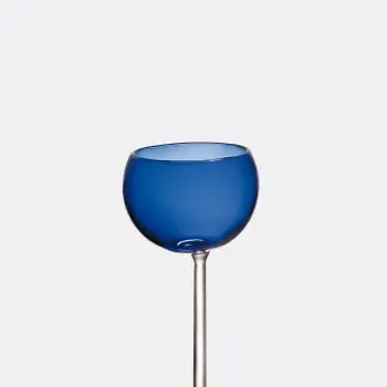 Designer Calice, Blue Flower - 110 x 110 x 610 mm - Set of 6