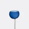 Designer Calice, Blue Flower - 110 x 110 x 610 mm - Set of 6