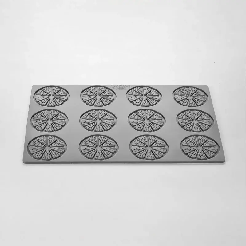 Pavoni Italia Citrus Decoration Silicone Mold by Paolo Griffa - Ø mm x 60 mm x h 2 mm - 12 cavity