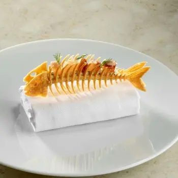 Pavoni Italia Fishbone Decoration Silicone Mold by Paolo Griffa - 120 mm x 42 mm x h 4 mm - 6 cavity