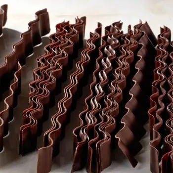 Pavoni Italia Wave Decoration & Puff Pastry Silicone Mold by Paolo Griffa - 250 mm x 250 mm