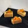 Pavoni Italia Zig Zag Decoration & Puff Pastry Silicone Mold by Paolo Griffa - 250 mm x 250 mm
