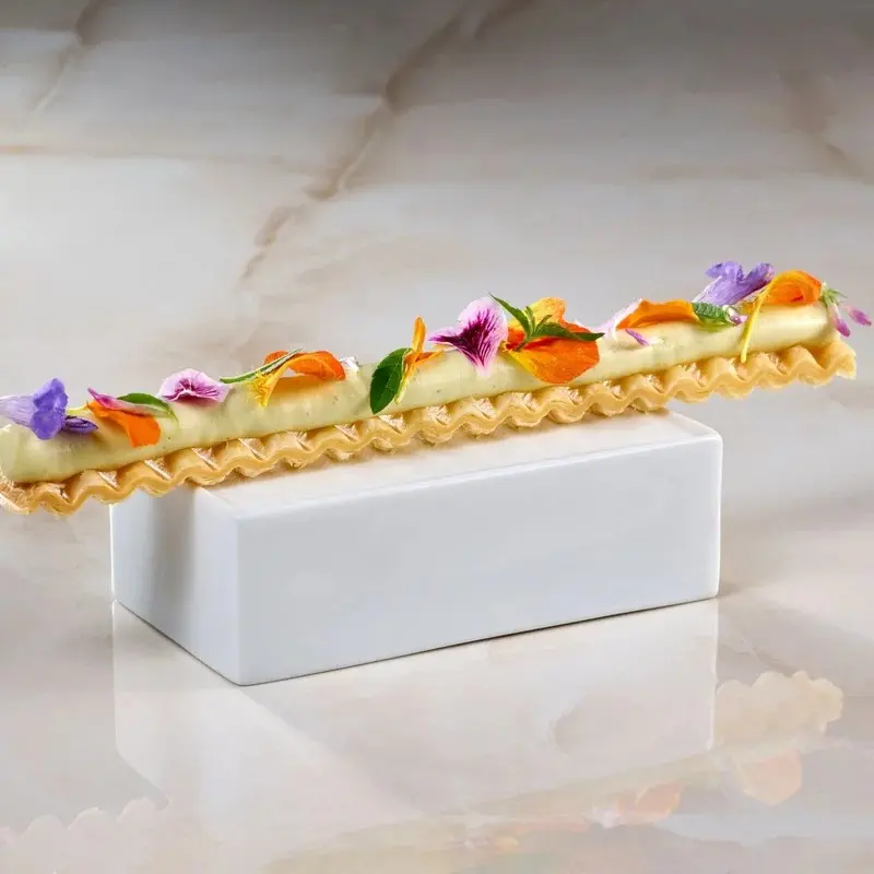 Pavoni Italia Zig Zag Decoration & Puff Pastry Silicone Mold by Paolo Griffa - 250 mm x 250 mm Pavoni Italia Zig Zag Decoration & Puff Pastry Silicone Mold by Paolo Griffa - 250 mm x 250 mm